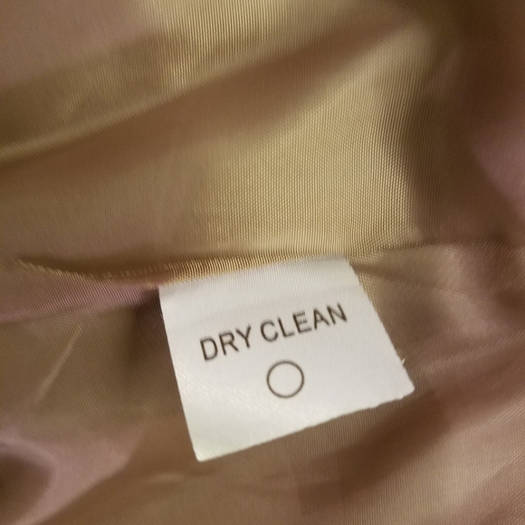 Chadwick's Belted Blazer 14P Brown Menswear Polka Dot Structured Suit Jacket - Picture 8 of 8